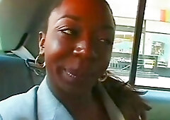 Hung ebony shemale fucks a white guy after being sucked