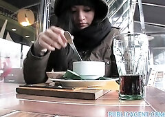 PublicAgent screws a homeless sweethearts