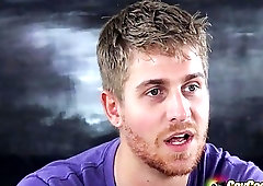 Logan Vaughn is pretty nervous during his gay casting call