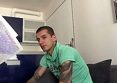 Inked edgelord has to fuck a hung loan shark