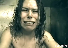 Outcast From Hell - handcuffed brunette teen fucked by zombie in dungeon