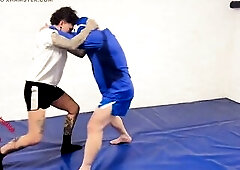 Things got exceedingly intensive on the mats this day! See as my tattoos clash with the masked rider