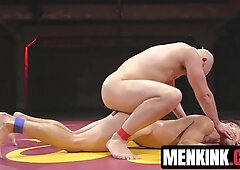 Dylan Strokes tall shaft battle against Max Woods hungry holes