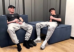 Guys Jerking Off Together