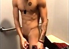 Hot Twink Alex Jerks Off in Fitting Room