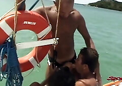 Sparta - Hardcore Cock Riding And Mouth Fucking On A Boat!