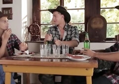 Dark-Haired Lovers Share Dirty Secrets in Uniform