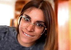 When the delivery chap arrives and my ally can't hold back her urge to give him a head