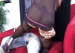 Lustful mother I'd like to fuck in Nylons Screwed Unfathomable on Red Bed