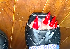 cum on stiletto claws