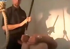 Policeman Interrates Prisoner