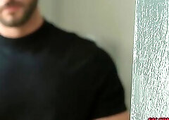 Javi Gray and Viktor Rom filming while fucking