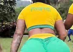The hottest cuties from the World Cup in a super fuckfest.