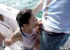 Cuban Hottie Gets Rescued at Sea