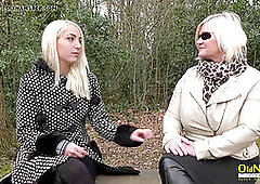 Mature cheating, finger-tickling, husband wife