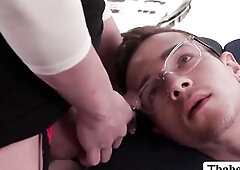 Slender golden-haired t-girl Dahlia Crimson takes a ride from a total stranger and goes with him in his place where this babe gives his large wang a d