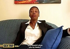 Hawt Black Hottie Pounded Coarse By Giant White Knob Foreigner