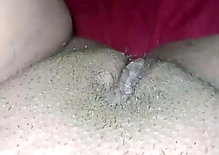 Flashing off and fumbling lil' whorey puss with a unshaved fuckbox.