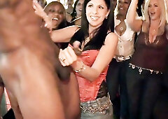 Crazy girls are ready to shaft sucking