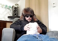 Slow edging session with a straight man using a sex toy