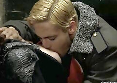 Anna Galiena exposed scene in the episode Ebony Gal (2002).