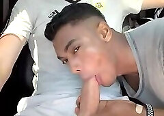 Roger devours Cofla24cm big dick