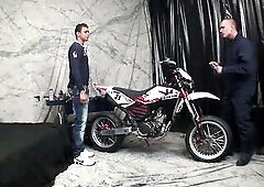 2 boyz in the garage waited until their girlfriends came back and screwed 'em