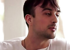 Dashing brunette shemale fucked with a passion after deepthroating rough