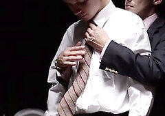 Very odd scene with Elder Stewart and a row of dildos