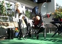 Hottest amateur shemale clip with Outdoor, Latex scenes