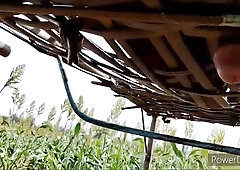 Village nine inch boner poke cot luving in jungle