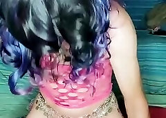 Stilletos and mini fuck machine