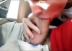 Cutie swallows a backseat load