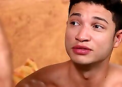 Bareback threesome with Ryder Owens, Trevor Harris and Vincent