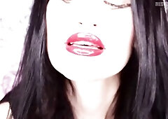 The Diva del Tubo is one of the almost any provocative and uncompromising Italian mistresses ever! In this movie scene, this babe puts lipstick in clo