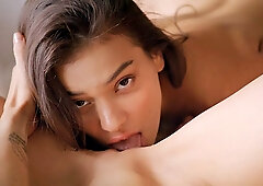Two Horny Coeds Fucking Passionately During Their Steamy Photoshoot