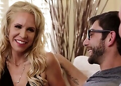 Peter North lets Logan Long take his hot wife for a wild ride