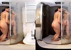 A Shower Of Squirt - Lesbian Fingering Squirting Orgasm