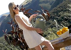 Jillian Janson Is A Natural Beauty That Loves To Make Herself Cum In Nature