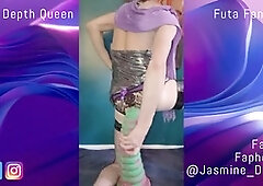 Massive sex toys going deep inside, enormous dildo in my butt