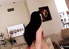 Kumalott - Big Tits Big Butt Aletta Ocean Rides Huge Black Dick with Her Ass