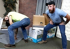 Dustin Steele rewards Matt Muck fuck gay anal sex