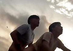 Lads Fuck by the Sea