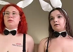 Bunny Babes Share Huge Cock