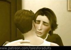 Riding dick, gay student, professor