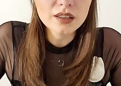 Nasty police woman interviews