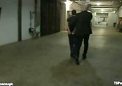 3 t-girl doms Eva Lin and Jessica Fox and Venus Lux screw every other and take down hawt Maitresse Madeline Marlowe and bang her in couch group sex