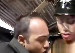 sheboy In Uniform doggy style slammed