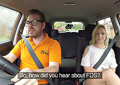 Scottish hottie gets a rough outdoor doggystyle pounding for a sexual discount