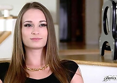 Aesthetic female friendly porn action with a hot babe Kacey Lane